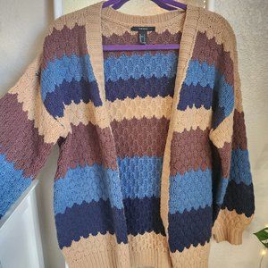 Multi-Color Oversized Cardigan